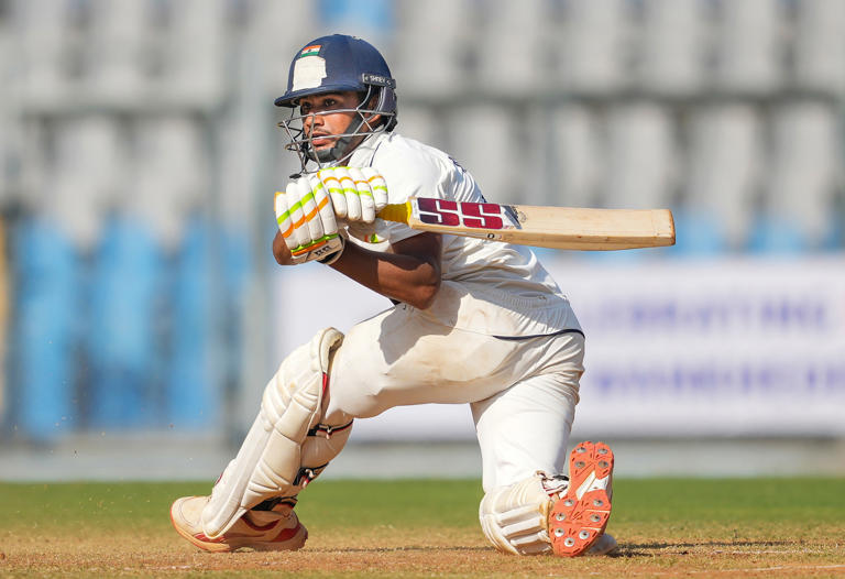 Mumbai set Vidarbha a target of 538 Mushirs century Shams Mulanis half century