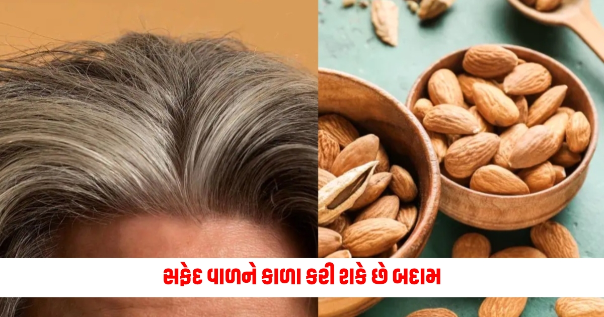 Beauty Tips Almonds can turn white hair black know how to use it