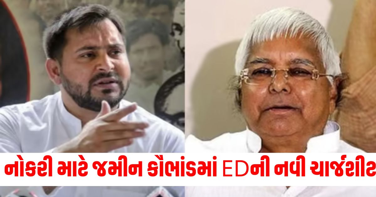 EDs new chargesheet in land for job scam names these people