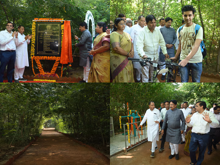 ahmedabad oxygen park ready 1 67 lakh species of plants planted gujaratweq
