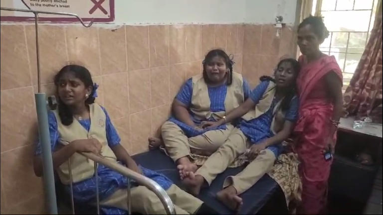 chennai tamil nadu more than 30 students of a school were hospitalized following a suspected gas leakw3
