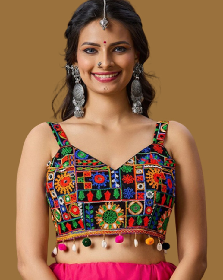 latest designs of designer blouse with saree for diwali article