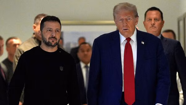 ahead donald trump swearing in ukrainian president volodymyr zelensky in trouble hikes military taxes amid funding fears erter