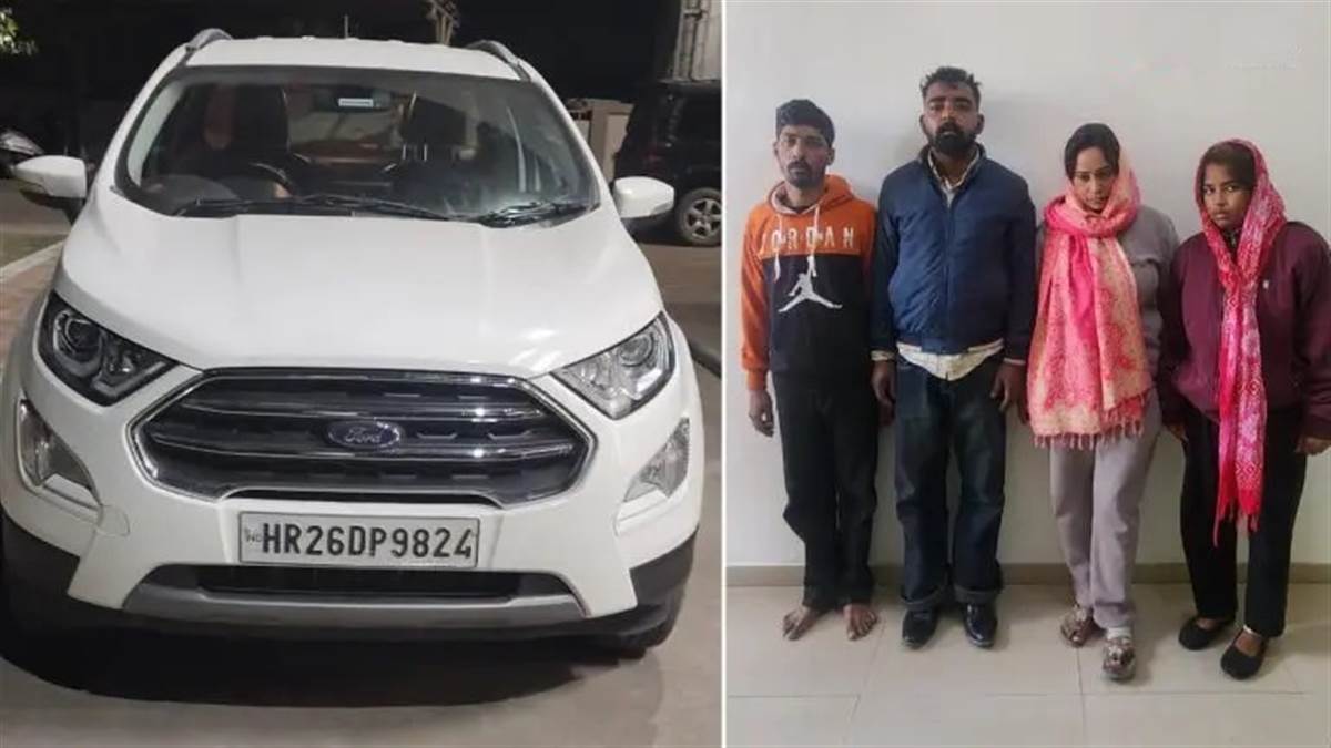 cocaine worth rs 1 4 crore seized in kutch smugglers hidden it under air filter in car 4 arrested