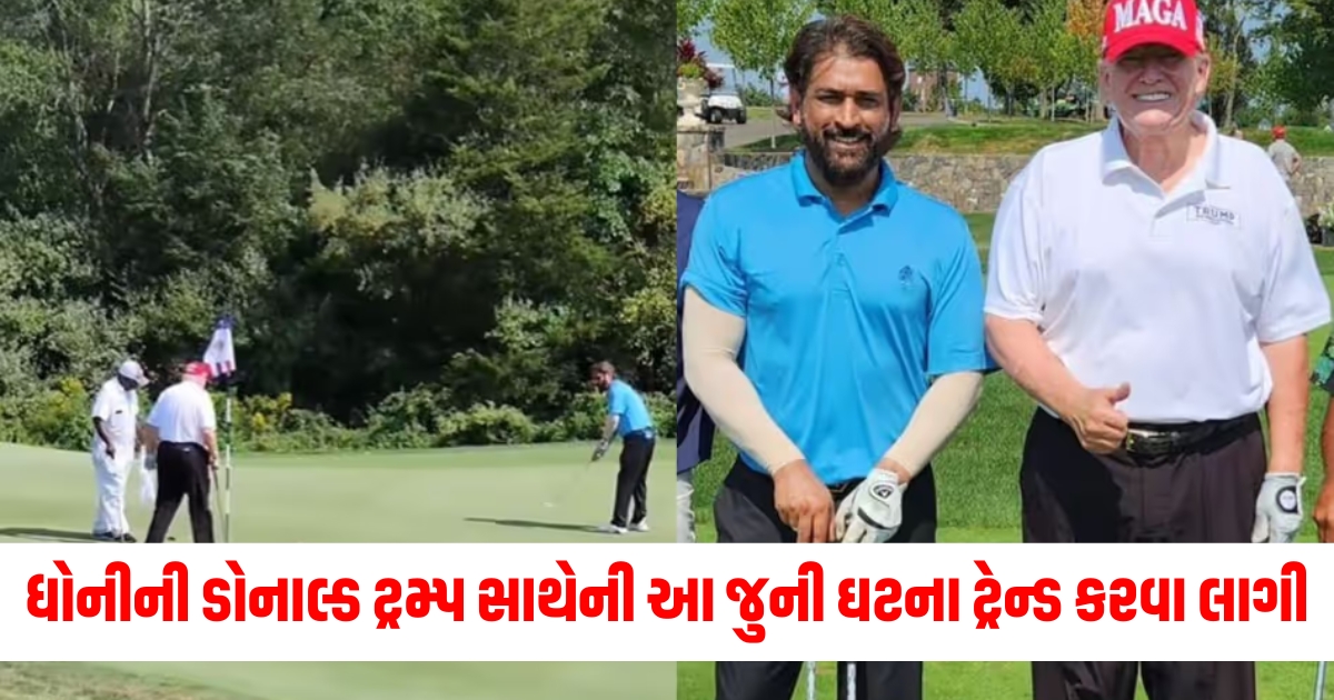Donald Trump – ડોનાલ્ડ ટ્રમ્પ, MS Dhoni – એમએસ ધોની, Trump Presidency – ટ્રમ્પની પ્રેસિડન્સી, MS Dhoni Trend – એમએસ ધોનીનો ટ્રેન્ડ, 1 Year Ago Event – 1 વર્ષ પહેલા ઘટીલી ઘટના, Dhoni's Popularity – ધોનીની લોકપ્રિયતા, Trump's Impact – ટ્રમ્પનો પ્રભાવ,