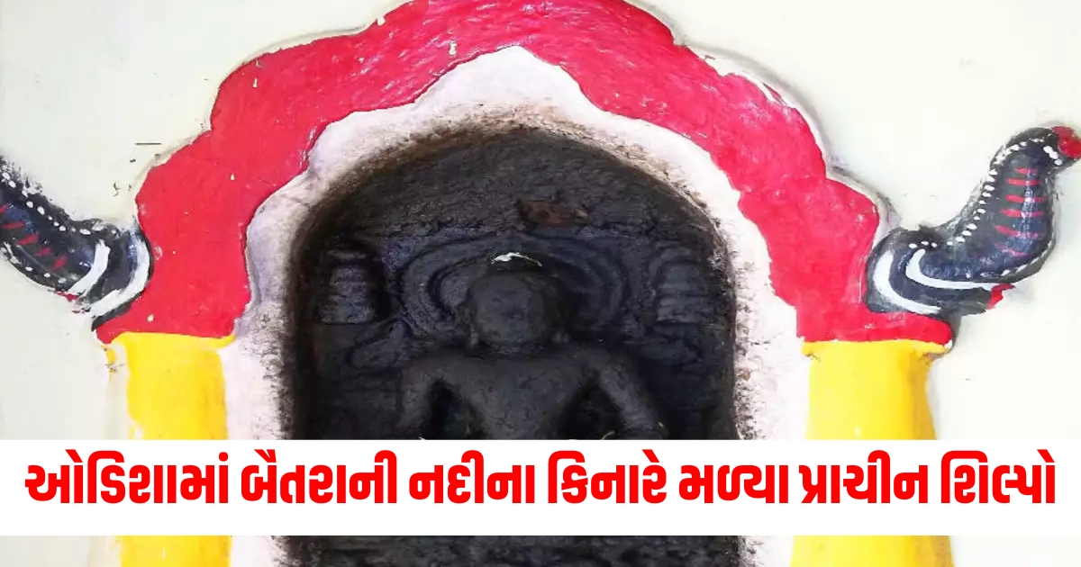 ancient shaiva buddhist sculptures found in odisha s bhadrak district news