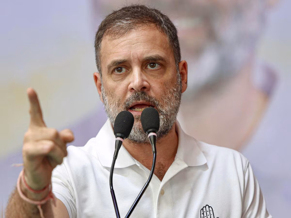 congress and sp in competition for muslim votes bjp taunts rahul failed attempt to sambhal visitwqe