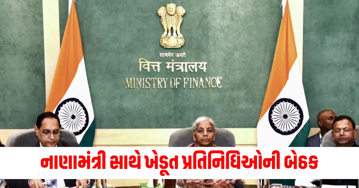 farmer representatives held a meeting with finance minister nirmala sitharamanwer