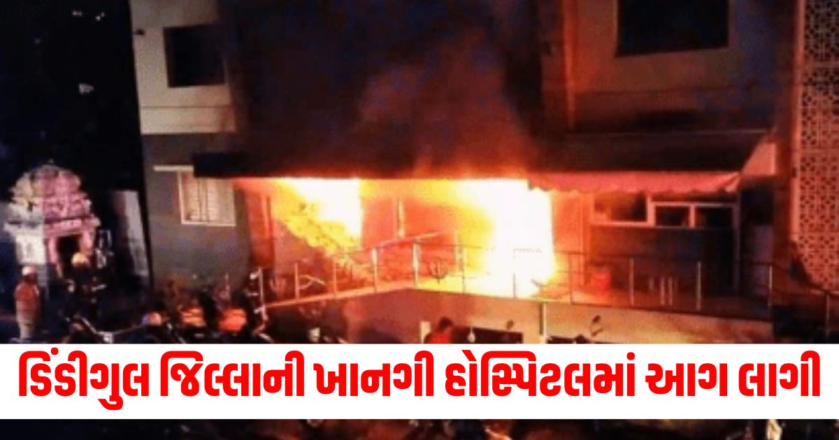 fire breaks out at private hospital in tamil nadu dindigul many people died wedwe