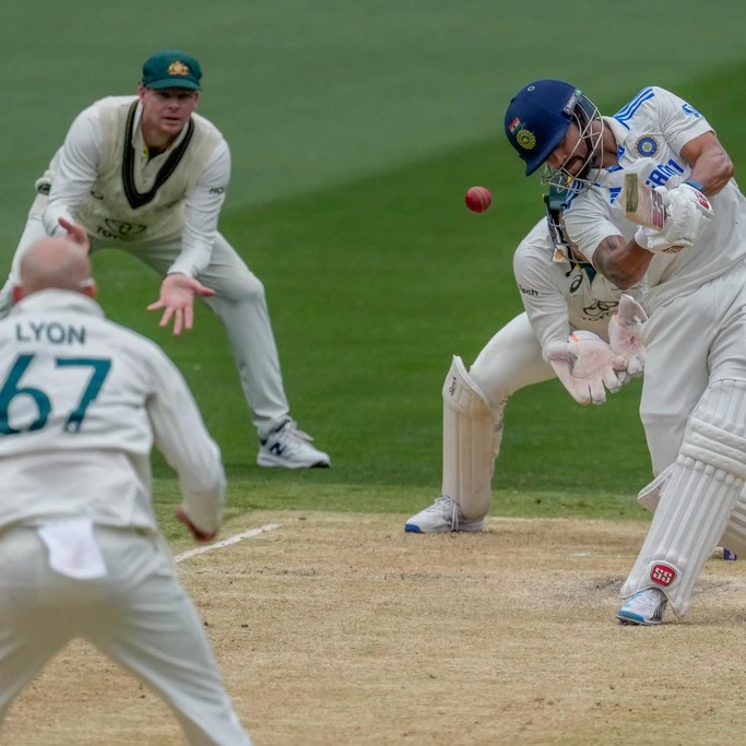 headlines ind vs aus nitish kumar reddy celebrated his maiden fifty in pushpa style at mcg test video goes viral1