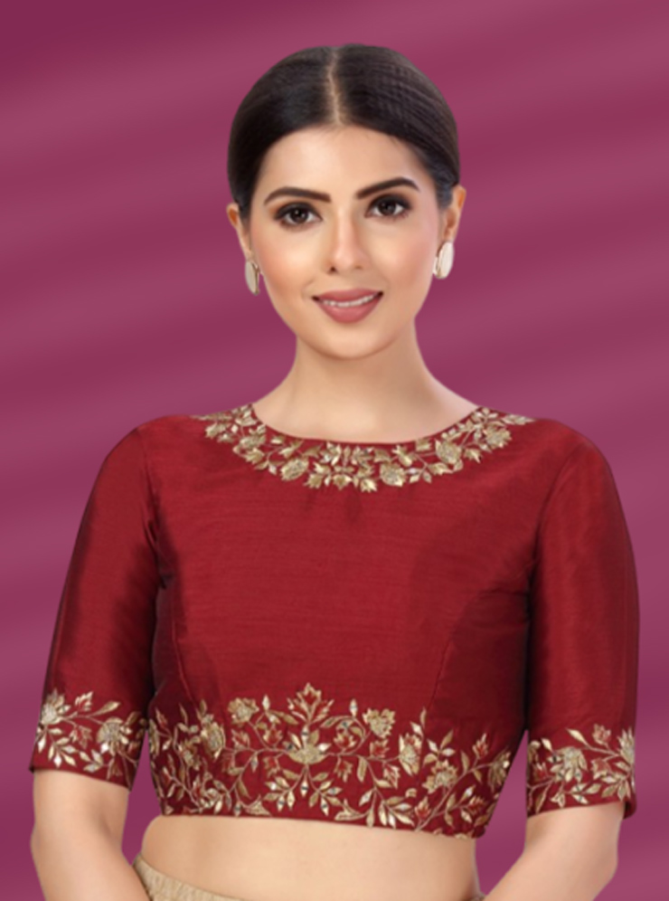high neck blouse styling tips with these types of sarees for winter wedding articleerw