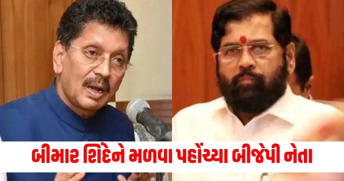 maharashtra new cm bjp leader girish mahajan met caretaker cm eknath shinde deepak kesarkar