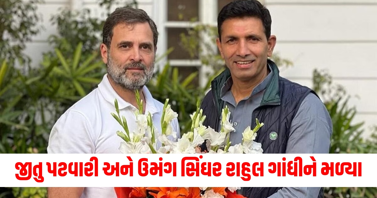 mp congress leader jitu patwari umang singhar met rahul gandhi after one year of tenure