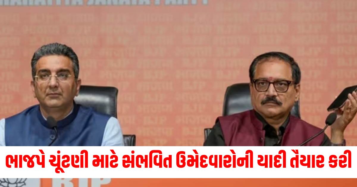 ncr bjp prepares list of potential candidates for delhi elections holds crucial meeting