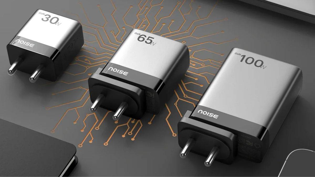 noise launched magnetic charging cable 30w 65w and 100w gan charger