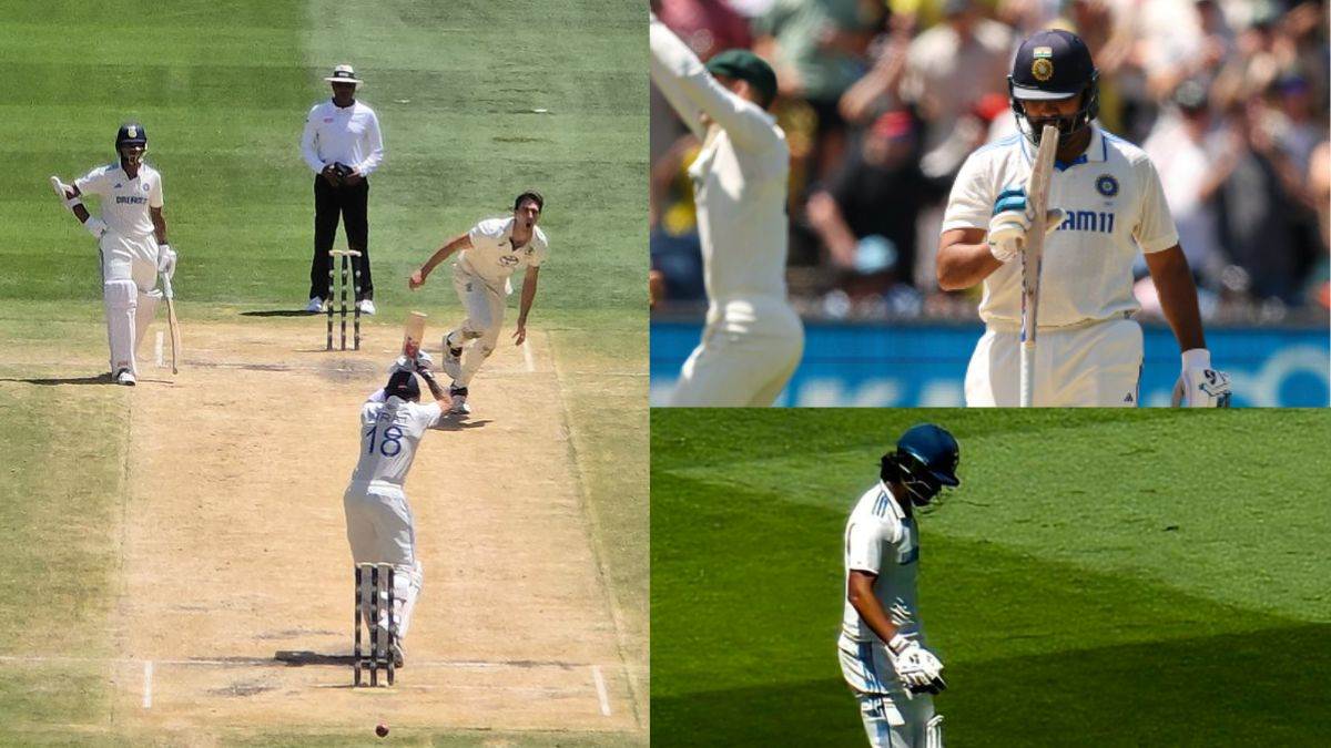 pat cummins double wicket maiden over as he dismissed rohit sharma kl rahul ind vs aus 4th test day5 bgt