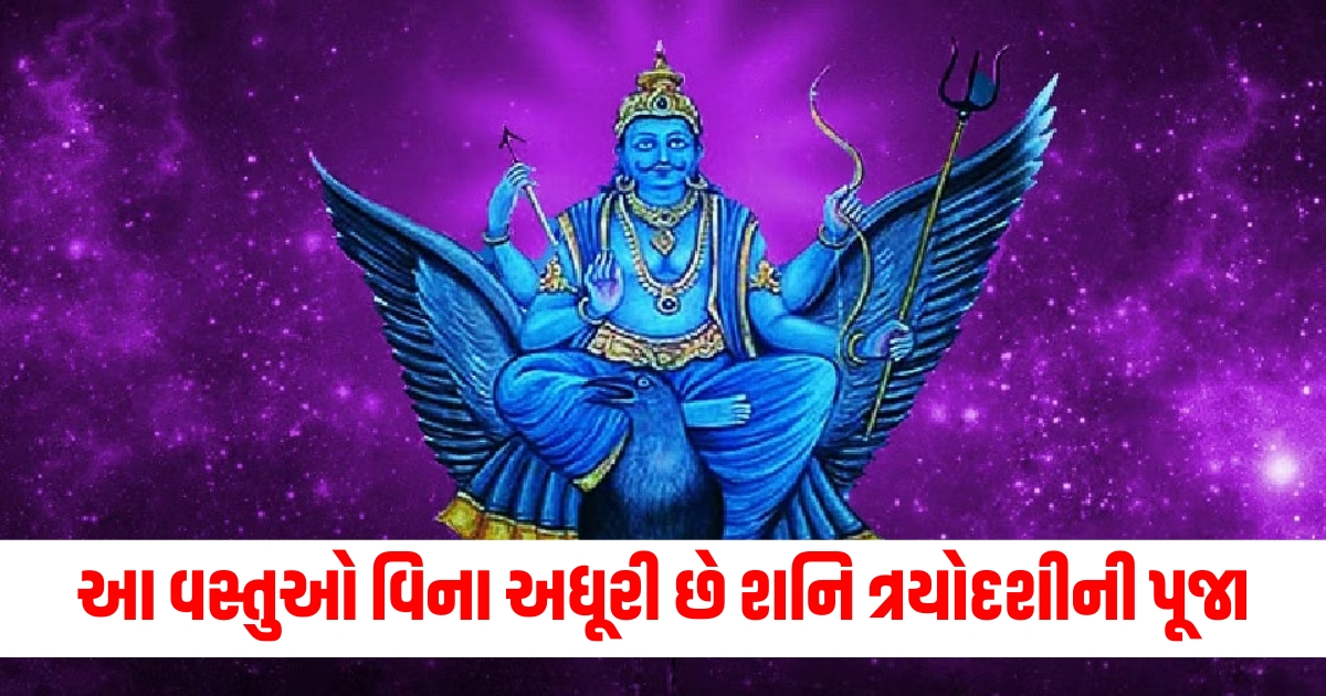 religion shani trayodashi 2024 puja samay samagri list shani dev ke puja mantra or more3