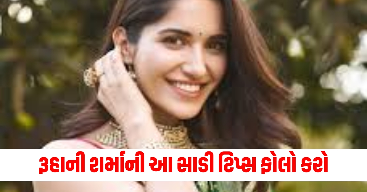 ruhani sharma saree tips saree to wear in function to be center of attraction in wedding ceremony