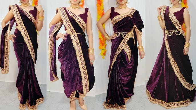 tips to style velvet saree in winter article srt