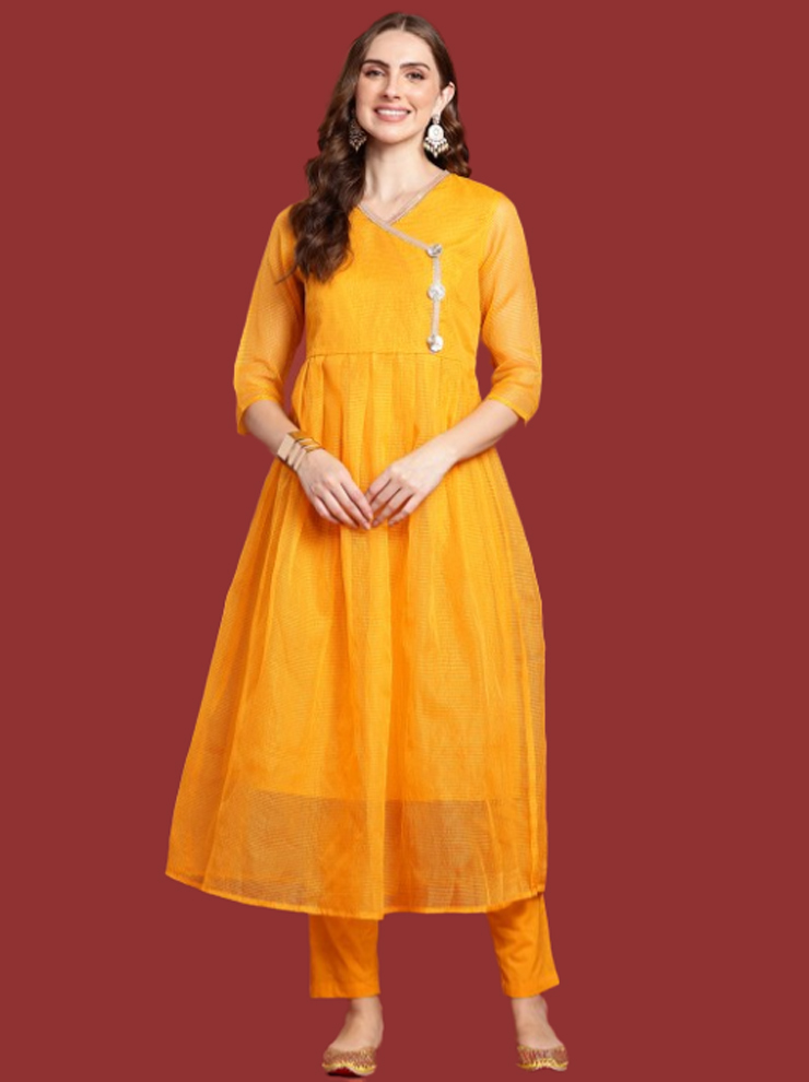 angrakha kurti latest designs for beautiful look on mahakumbh 2025 1