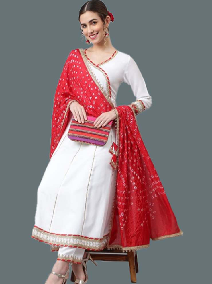 angrakha kurti latest designs for beautiful look on mahakumbh 2025 2