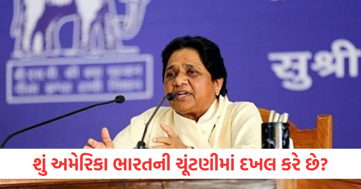 america interfere in indian elections bsp chief mayawati makes a serious allegation