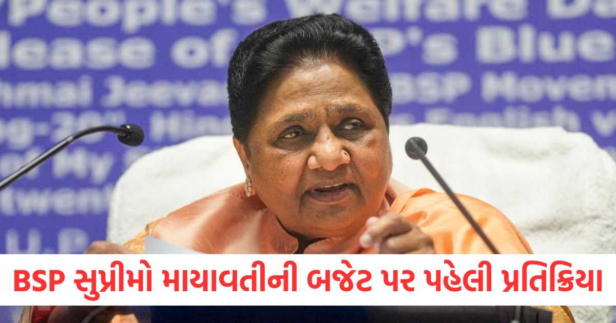 budget 2025 bsp supremo mayawati s first reaction on the budget