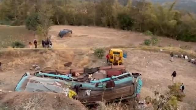 saputara ghat accident of bus returning from prayagraj mahakumbh many people died1