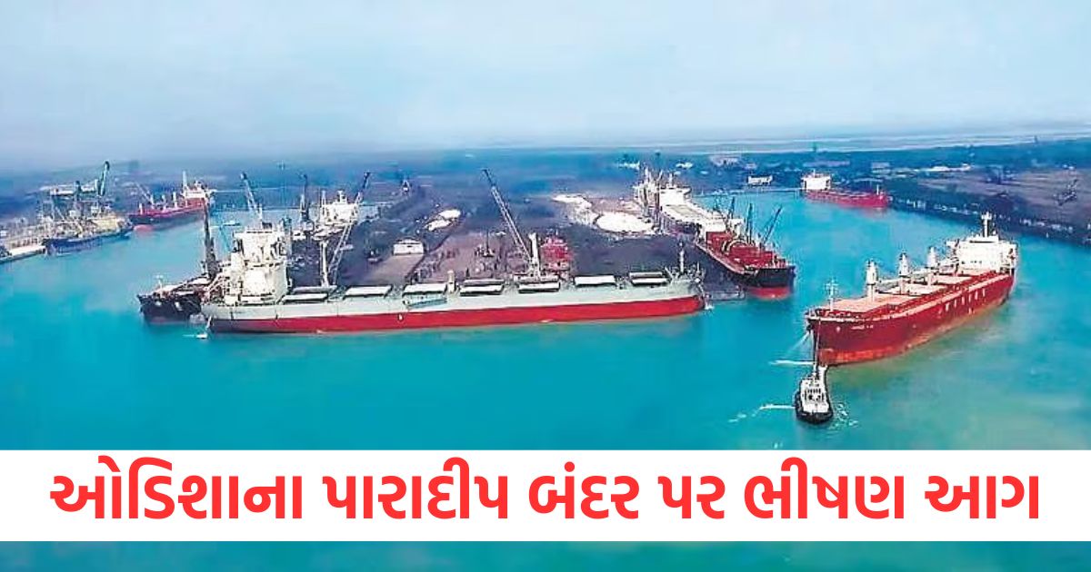 bhubaneshwar odisha massive fire broke out at paradip port 17 boats burnt to ashes2