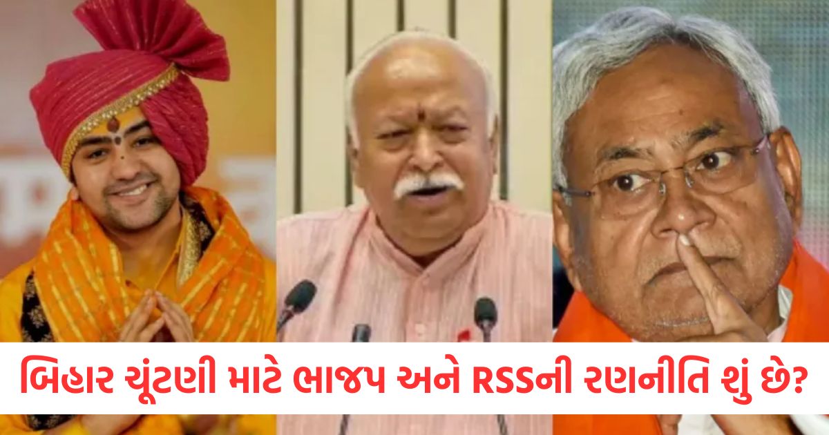 bihar politics bjp rss hindutva strategy rjd tejashwi yadav nitish kumar dhirendra krishna shastri