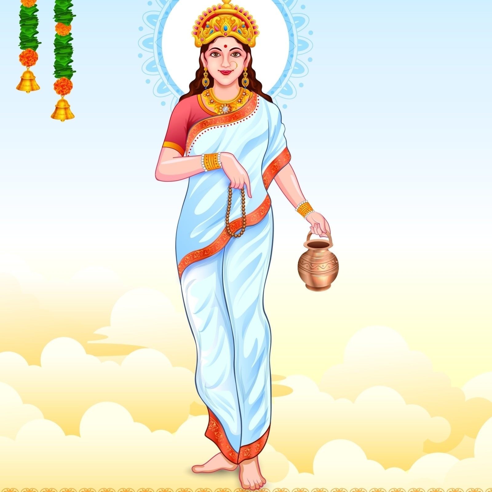 chaitra navratri 2025 day 2 maa brahmacharini puja vidhi bhog mantra muhurat significance or more