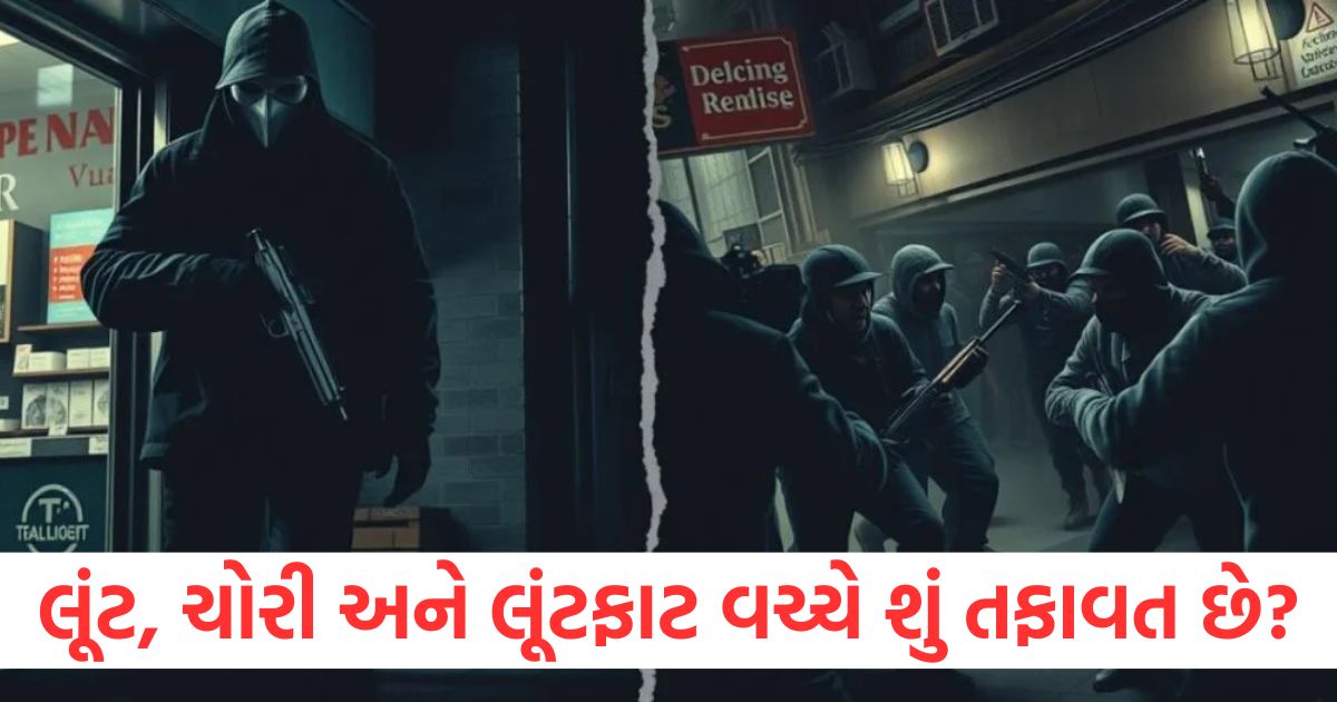 difference between robbery theft and dacoity how much punishment for which crime