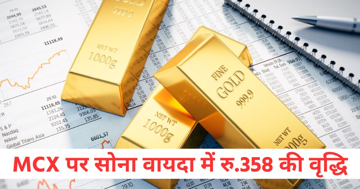 gold futures up by rs 358 and silver futures up by rs 302 on mcx crude oil futures marginally up by rs 5