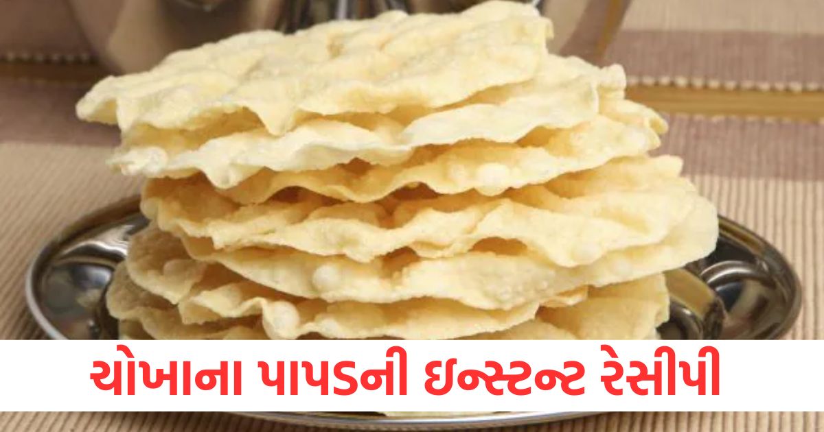instant papad recipe how to make rice papad at home ghar par bina dhoop ke papad kaise banaye