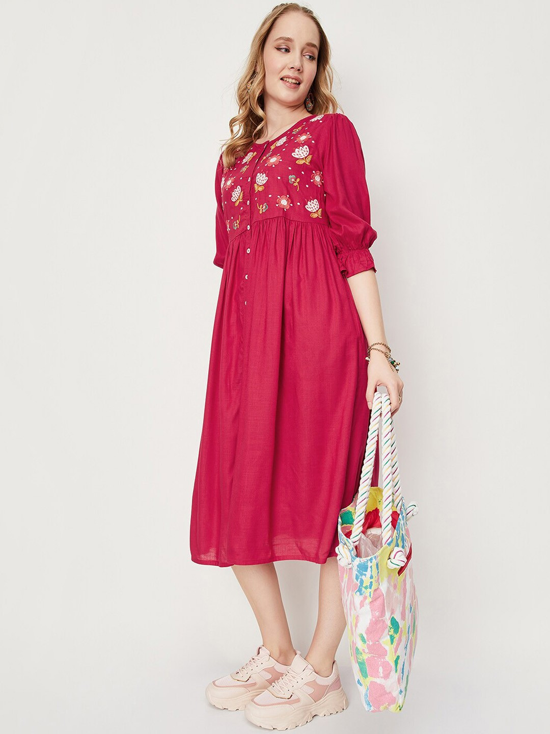 midi dresses for cool and classy look on holiday trip 1