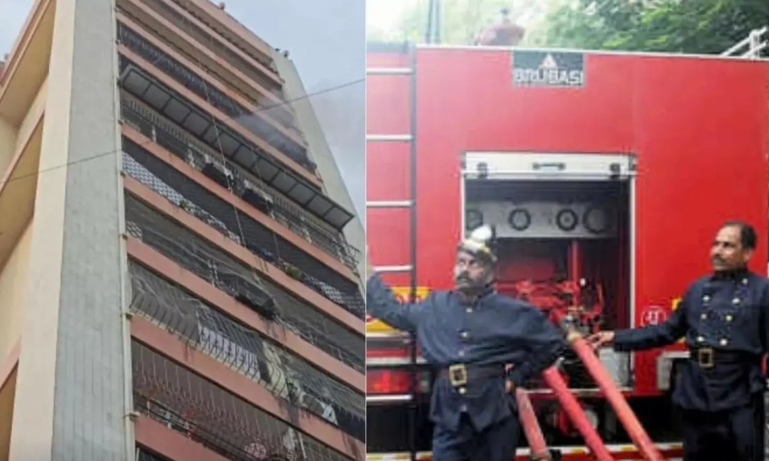 mumbai fire broke out in a 13 storey residential building in mumbai vidyavhihar blaze affected ac units and clothes in five flats1