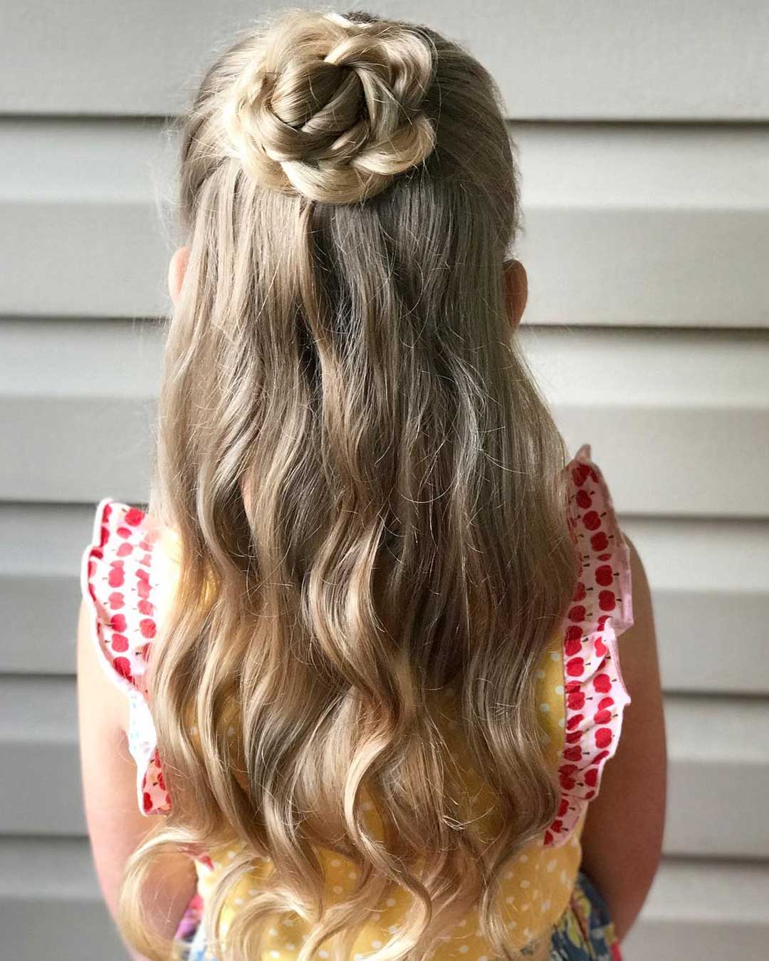 navratri 2025 fancy hairstyle for baby girl to enhance their look2