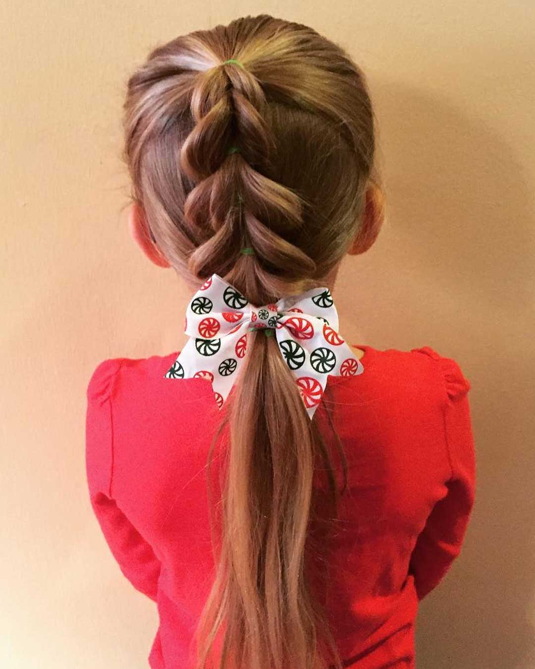 navratri 2025 fancy hairstyle for baby girl to enhance their look3