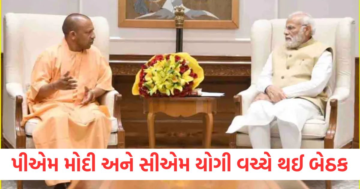 પીએમ મોદી અને સીએમ યોગી વચ્ચે થઈ બેઠકewr