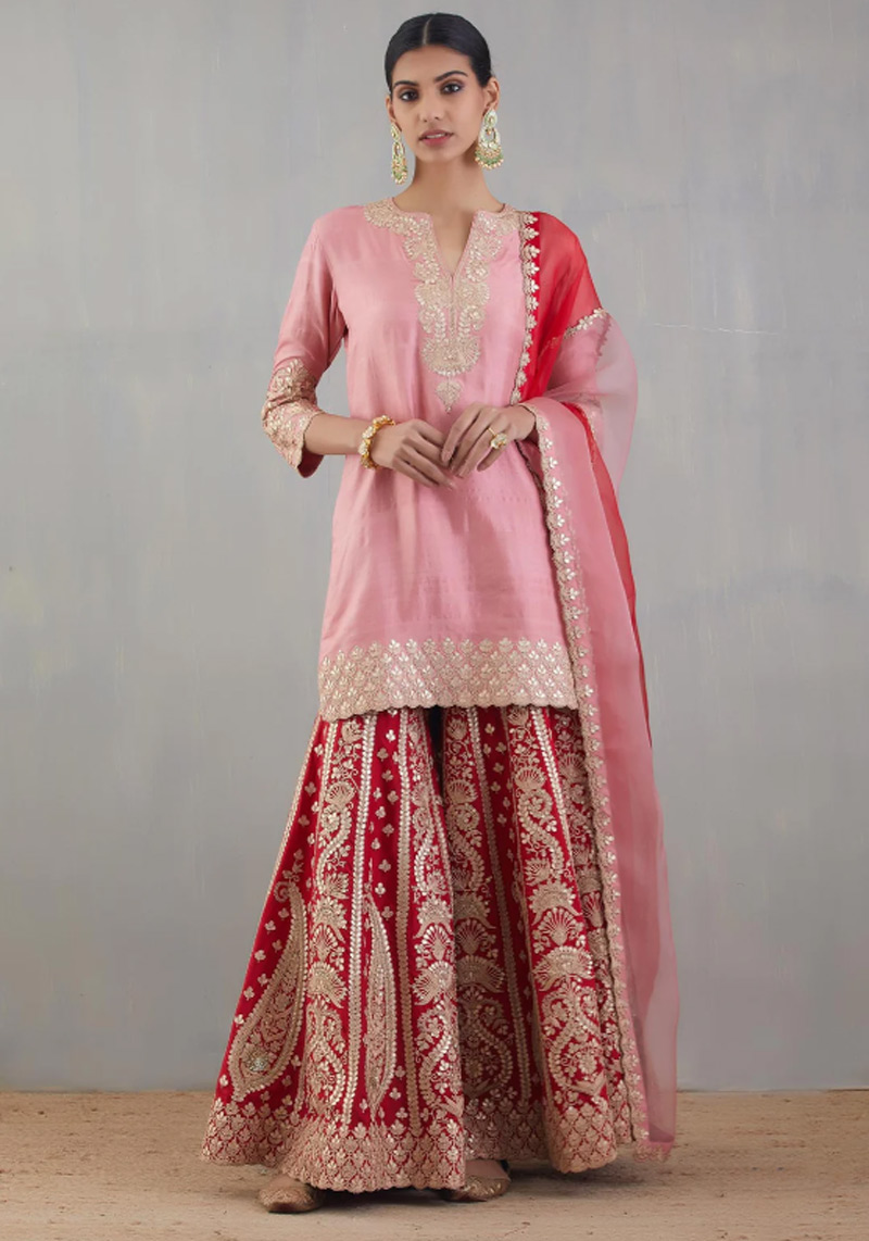 3 beautiful sharara suit designs for baisakhi 2025 article