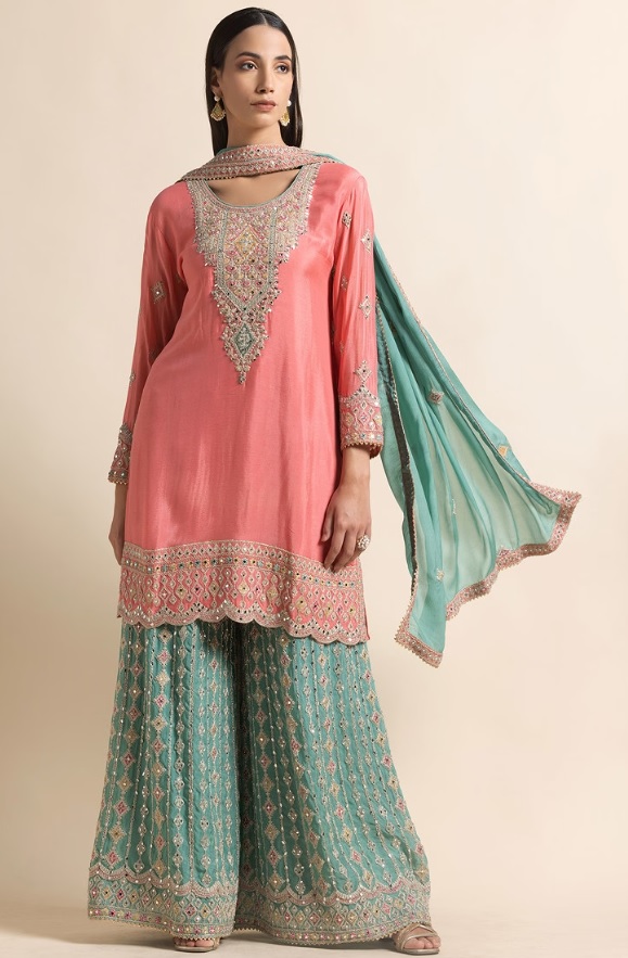 3 beautiful sharara suit designs for baisakhi 2025 articleerwe
