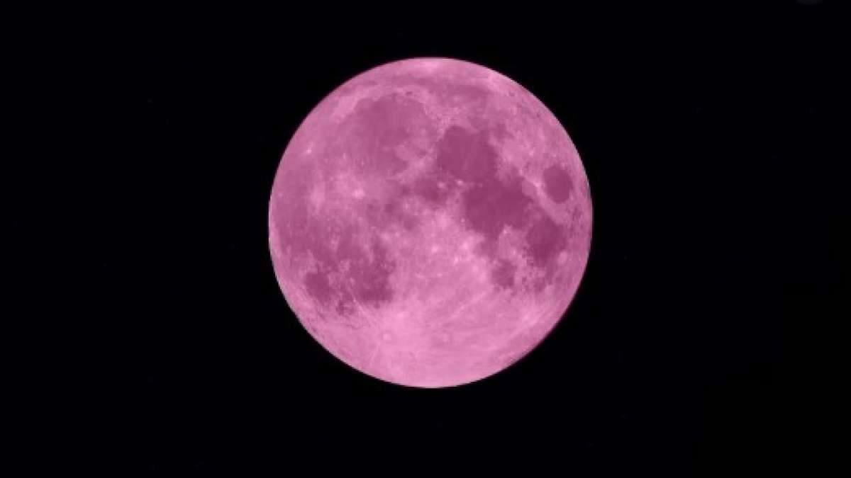amazing sight of pink moon will be seen in india know when and how to see it1