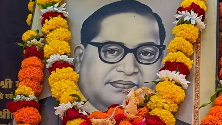 ambedkar jayanti 2025 thane clash between two groups over garland statue of babasaheb ambedkar in maharashtra1