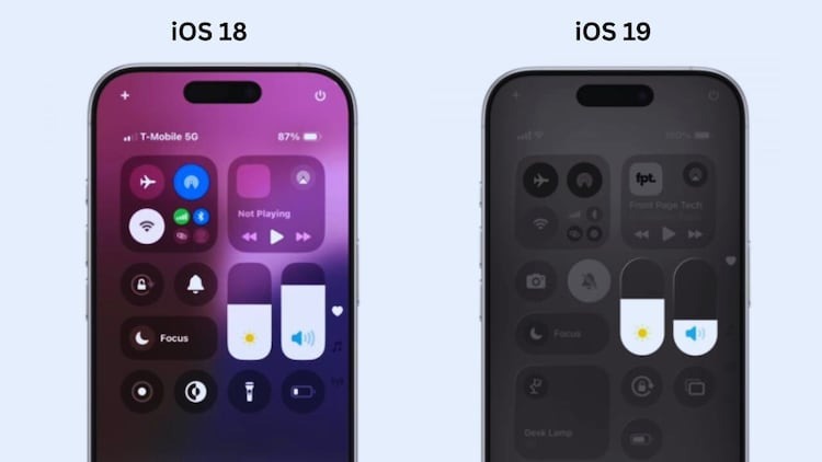 apple ios 19 changes design with new icons and floating bar new leak reveals2