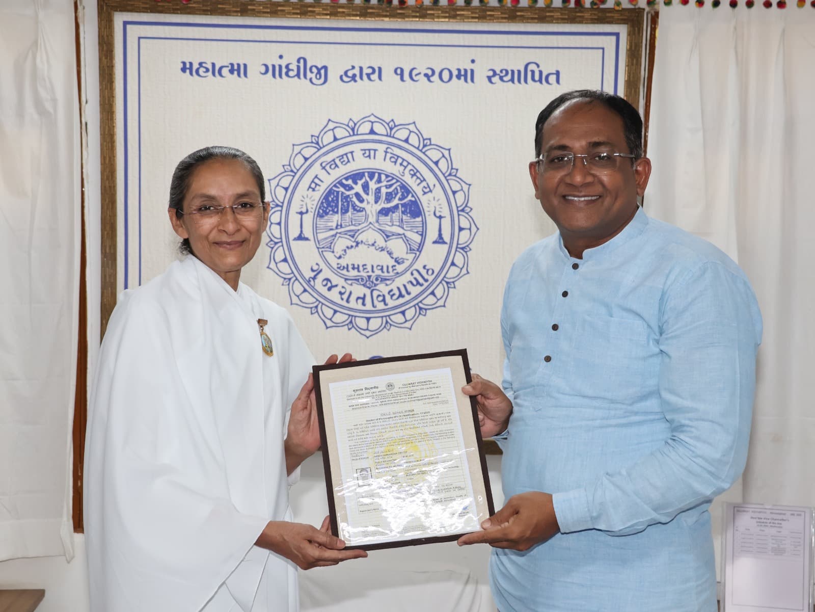 brahmakumari dr nandinibeen increased the pride of gujarat1