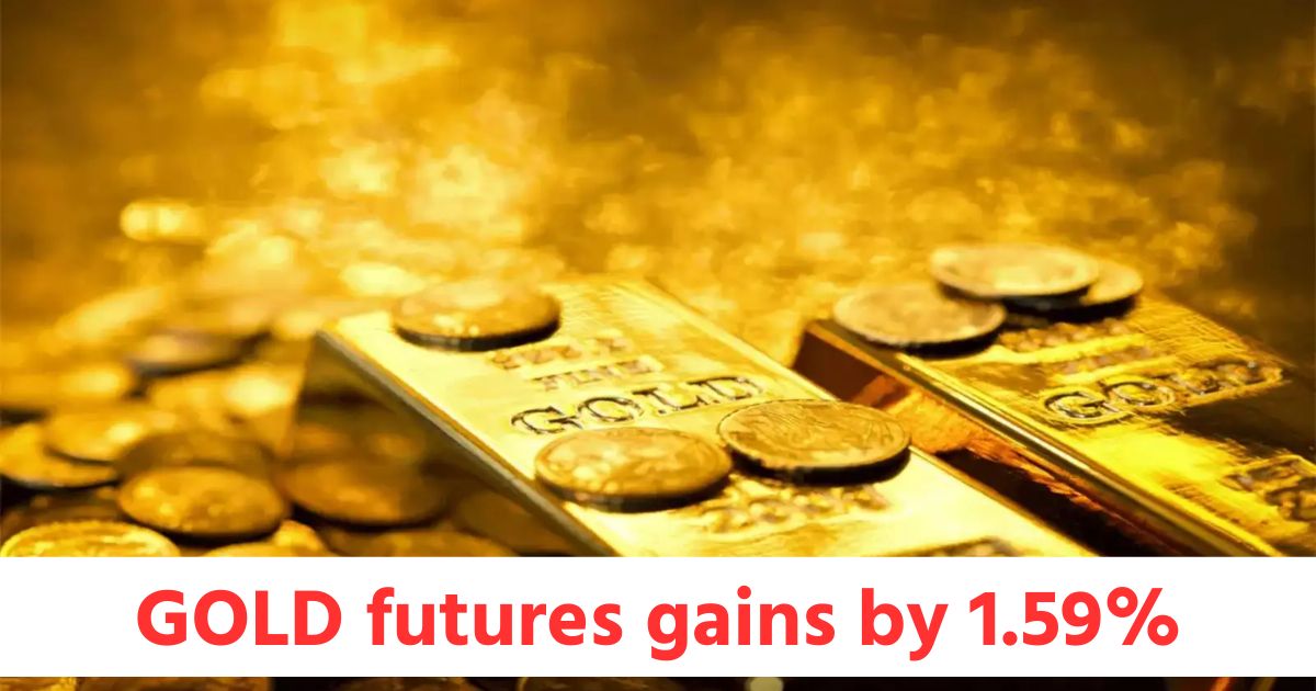 crudeoil futures drops by 2 5 while gold futures gains by 1 59 and silver futures gains by 0 96 on