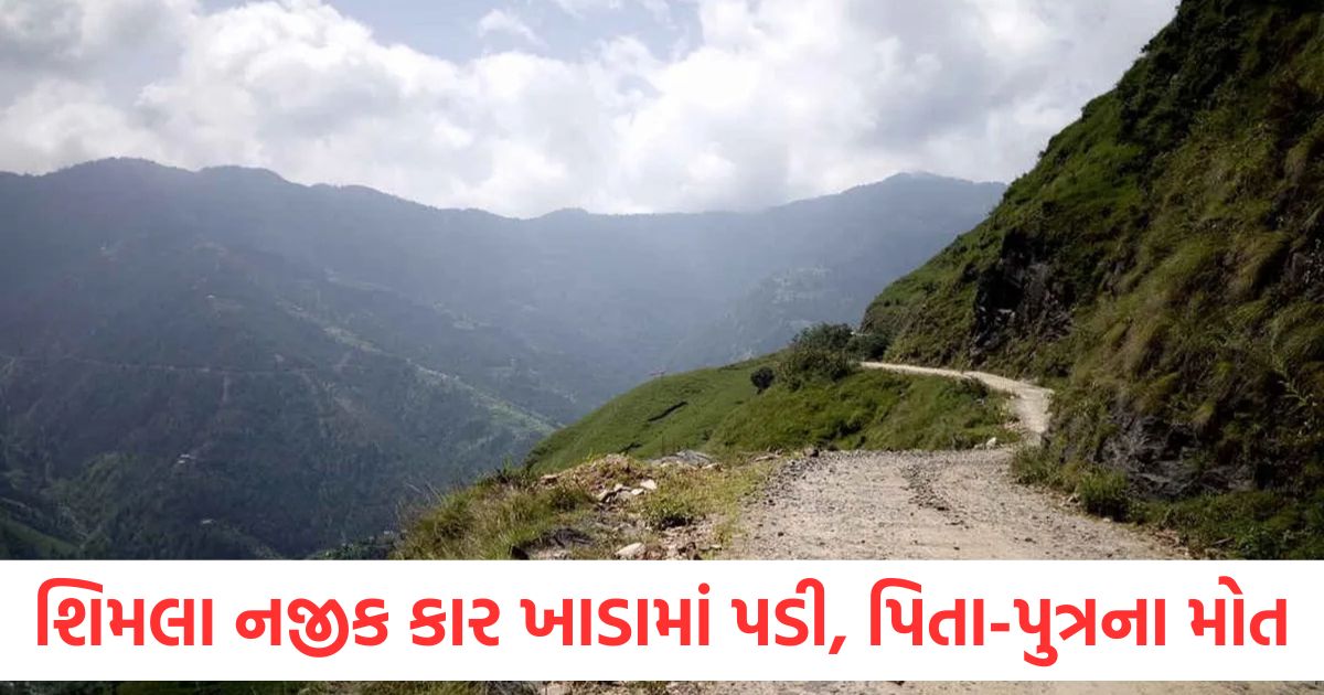 father son duo killed 3 injured as car falls into gorge near shimla