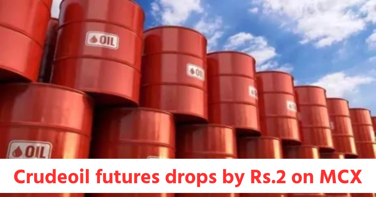 gold futures drops by rs 422 and silver futures drops by rs 36 while crudeoil futures drops by rs 2 on
