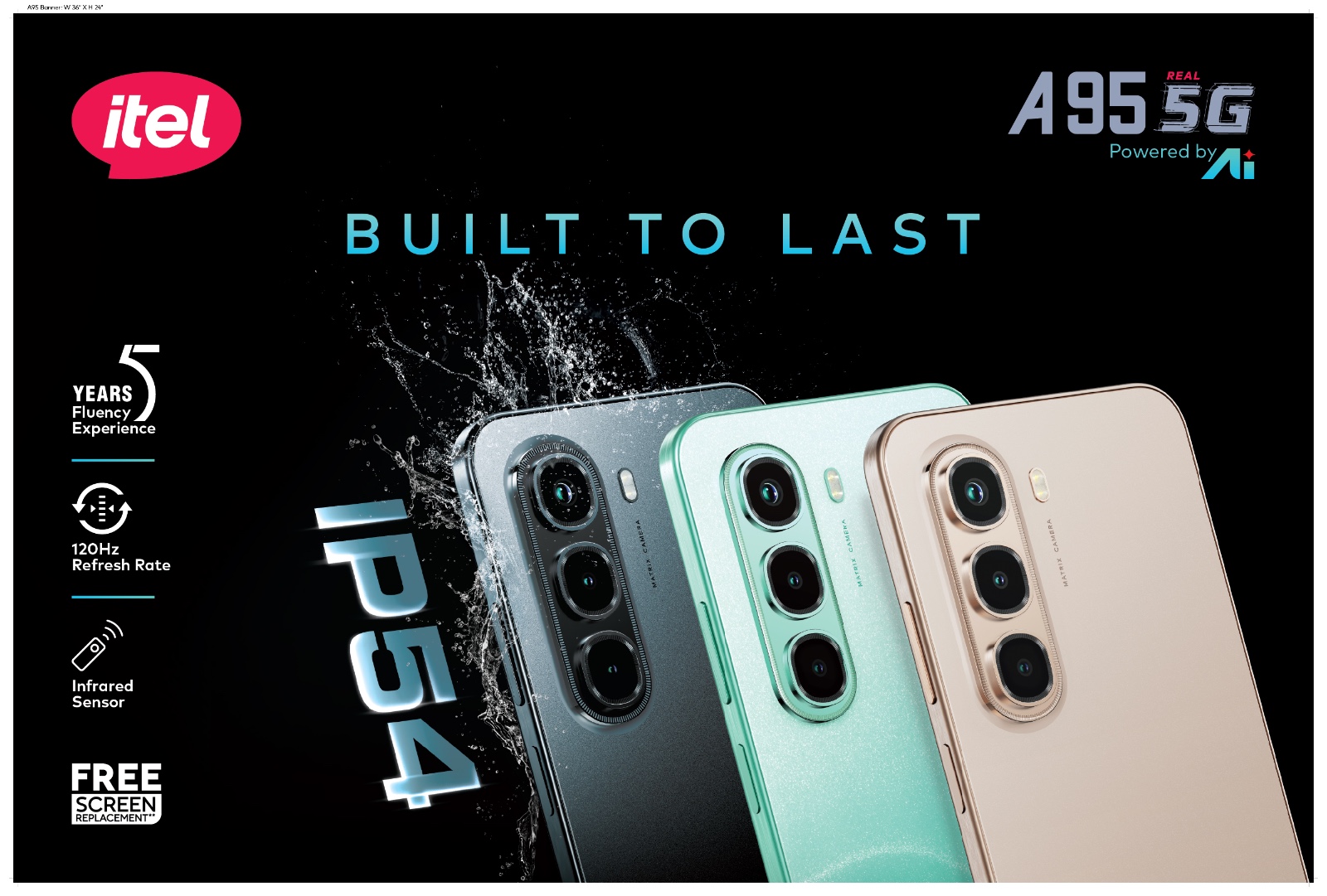 itel a95 5g with mediatek dimensity 6300 soc launched in india check price and features2