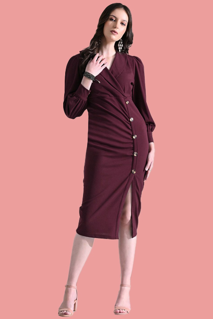 midi dress latest design for princess look in party article4ww